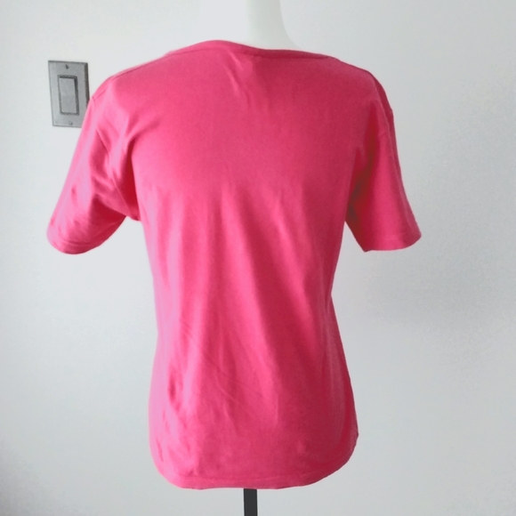 Pink sequin ROMA tshirt, size XL - Picture 5 of 7